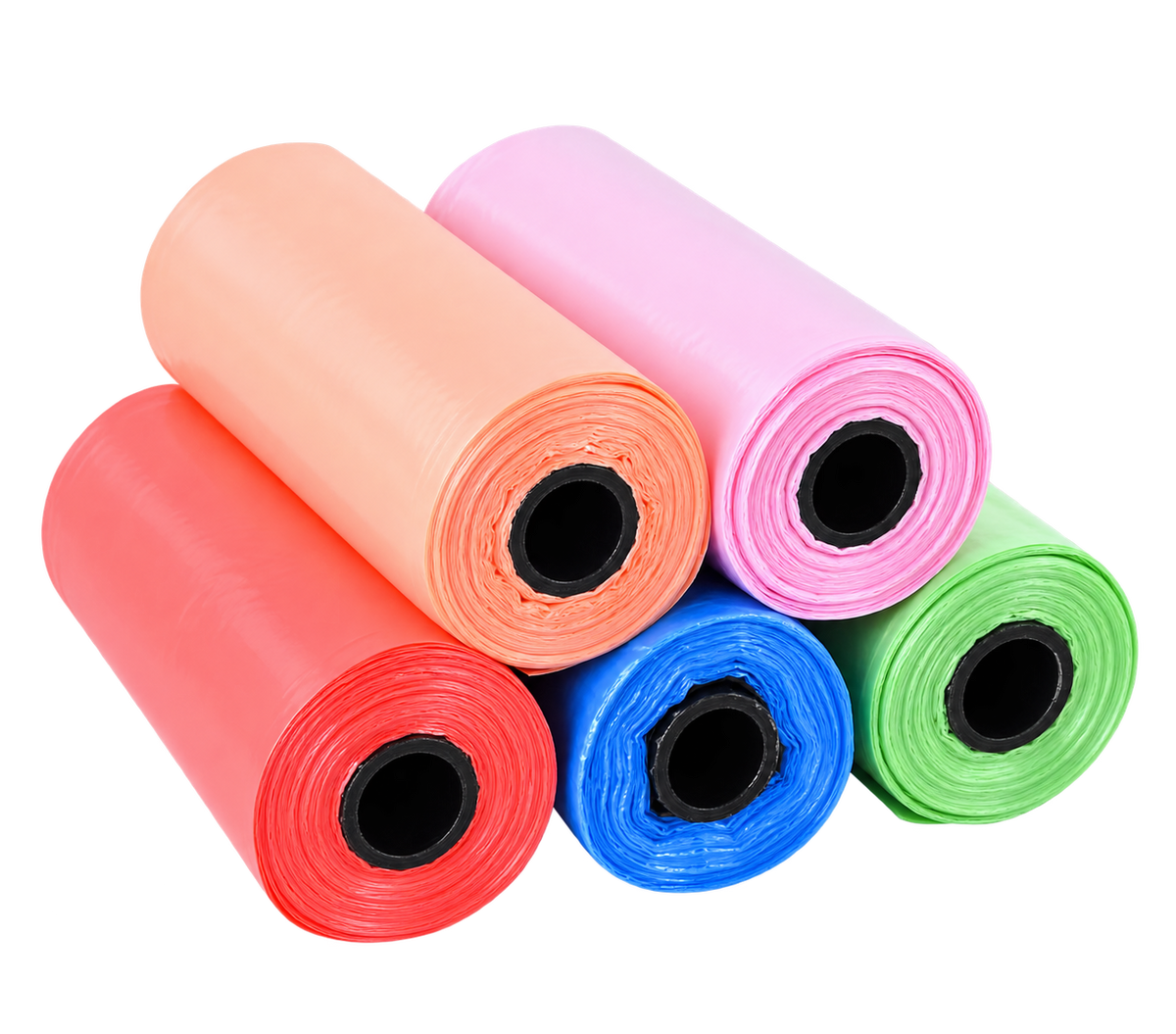 5 rollos de bolsas