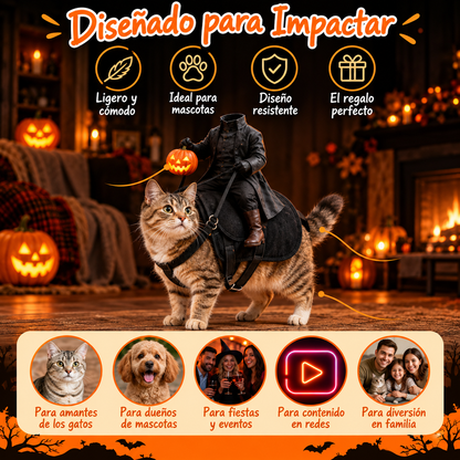 Disfraz de Gato - Jinete sin Cabeza